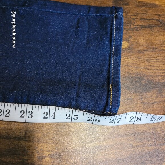 Levi's Jeans 27 Shaping 312 Slim Mid Rise Tummy Control Dark Wash Stretch Denim - Picture 11 of 13